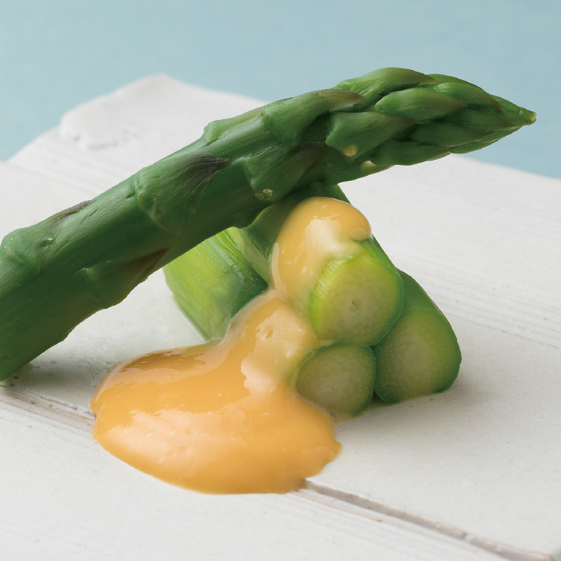 アスパラガスの炭焼き